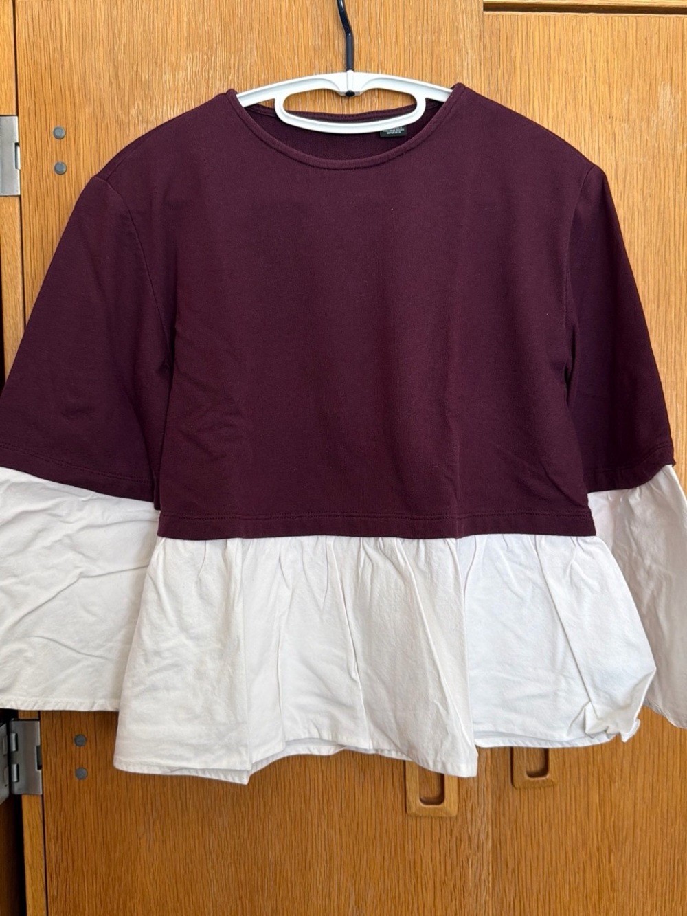 Halogen Peplum Long Sleeve Top